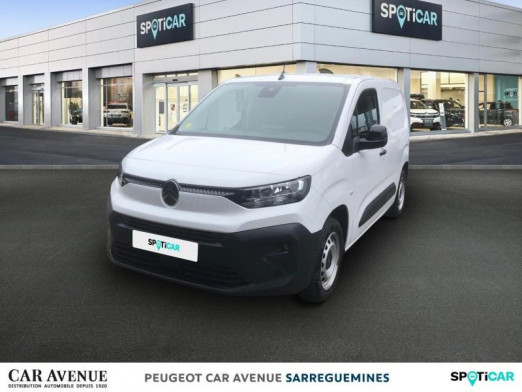 Occasion CITROEN Berlingo Van M 1000kg BlueHDi 100ch S&S Pack Premium Connect 2024 Blanc Icy 19 990 € à Sarreguemines