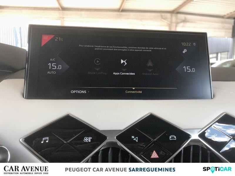 Occasion DS DS 3 Crossback PureTech 130ch Connected Chic Automatique 2020 Rouge Rubi (M) - Toit Blanc Opale 16700 € à Sarreguemines