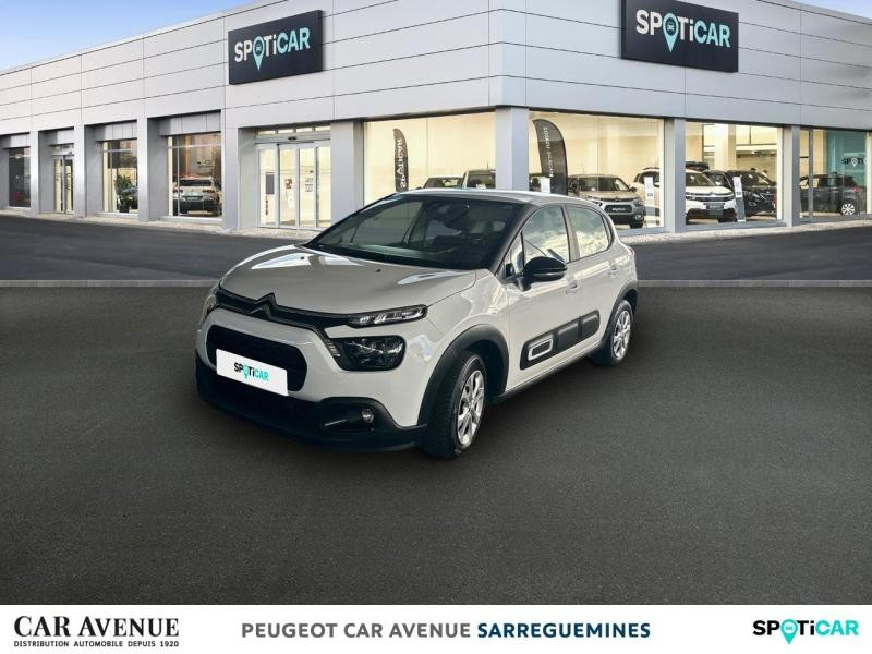 Occasion CITROEN C3 Sté 1.2 PureTech 83ch S&S Feel Nav 2021 Blanc Banquise 7290 € à Sarreguemines