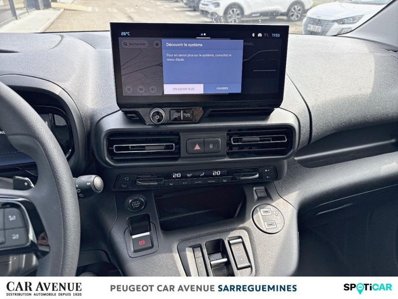 Occasion CITROEN Berlingo Van M 800kg Electrique 136ch Batterie 54 kWh 2025 Blanc Icy 31990 € à Sarreguemines