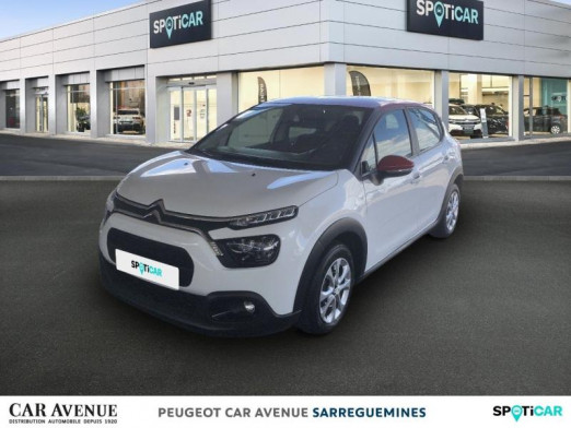 Occasion CITROEN C3 1.5 BlueHDi 100ch S&S YOU! 2023 Rouge Elixir (S) - Blanc Opale 10 490 € à Sarreguemines