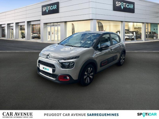 Occasion CITROEN C3 1.2 PureTech 110ch S&S Shine 124g 2021 Sable (N) - Noir Onyx 11 490 € à Sarreguemines
