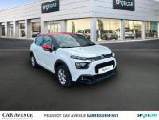 Occasion CITROEN C3 1.5 BlueHDi 100ch S&S YOU! 2023 Rouge Elixir (S) - Blanc Opale 12 490 € à Sarreguemines
