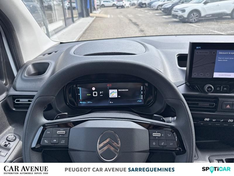 Occasion CITROEN Berlingo Van M 800kg Electrique 136ch Batterie 54 kWh 2025 Blanc Icy 31990 € à Sarreguemines