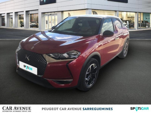 Occasion DS DS 3 Crossback PureTech 130ch Connected Chic Automatique 2020 Rouge Rubi (M) - Toit Blanc Opale 14 790 € à Sarreguemines