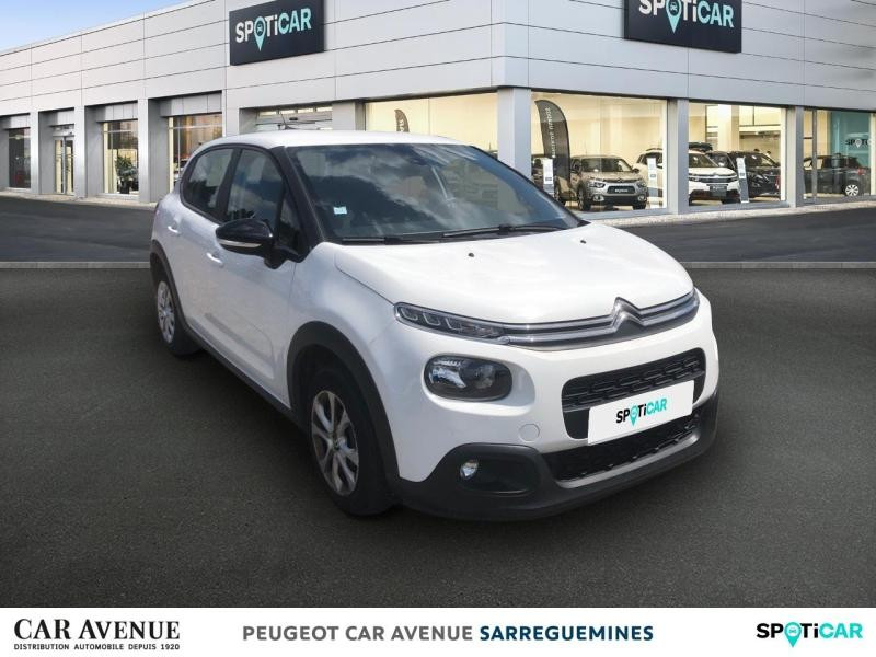 Occasion CITROEN C3 PureTech 82ch Feel S&S E6.d 2019 Blanc Banquise 7680 € à Sarreguemines