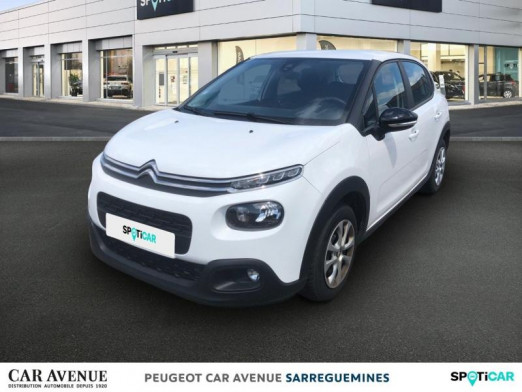 Occasion CITROEN C3 PureTech 82ch Feel S&S E6.d 2019 Blanc Banquise 7 680 € à Sarreguemines