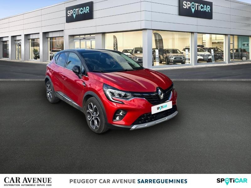 Occasion RENAULT Captur 1.6 E-Tech hybride rechargeable 160ch Intens -21 2021 Rouge Flamme/Noir Etoilé 18490 € à Sarreguemines