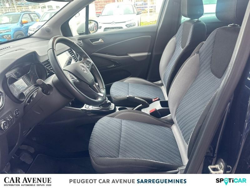 Occasion OPEL Crossland X 1.2 Turbo 110ch Design 120 ans Euro 6d-T 2019 Bleu Lune Marine/Toit Noir Diamant 11490 € à Sarreguemines