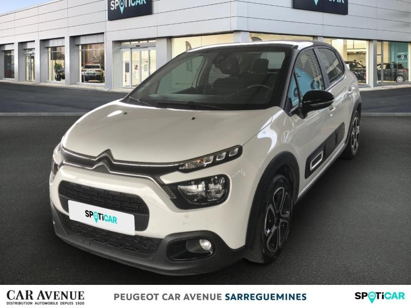 Occasion CITROEN C3 1.2 PureTech 83ch S&S Feel Pack 2021 Blanc Banquise (O) 10499 € à Sarreguemines