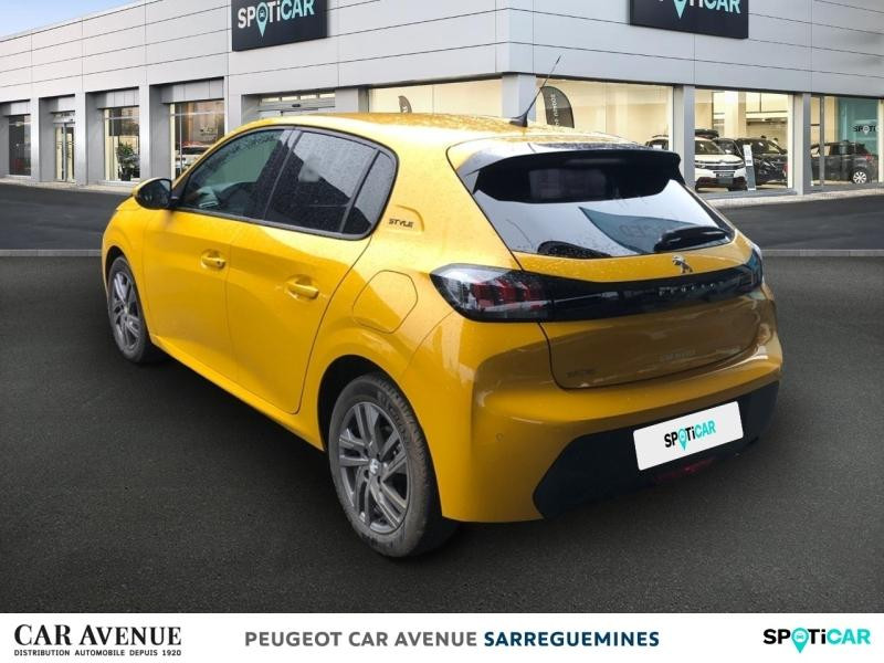 Occasion PEUGEOT 208 1.2 PureTech 100ch S&S Style 118g 2021 Jaune 12590 € à Sarreguemines