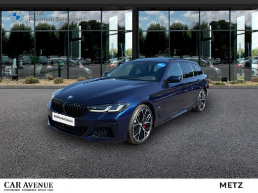 Occasion BMW Série 5 Touring 530dA xDrive 286ch M Sport Steptronic 2022 BMW Individual Tanzaniteblau métallisé 77 999 € à Metz