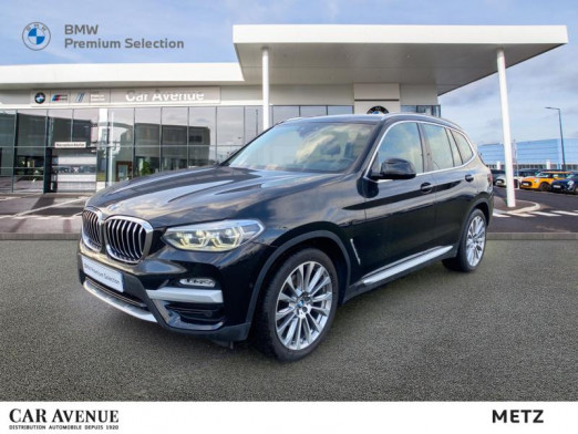 Occasion BMW X3 xDrive20dA 190ch xLine Euro6c 2019 Saphirschwarz 34 799 € à Metz