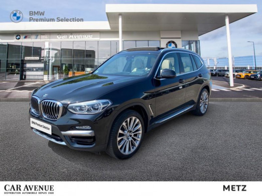 Occasion BMW X3 xDrive20dA 190ch Luxury 2018 Saphirschwarz 44 999 € à Metz