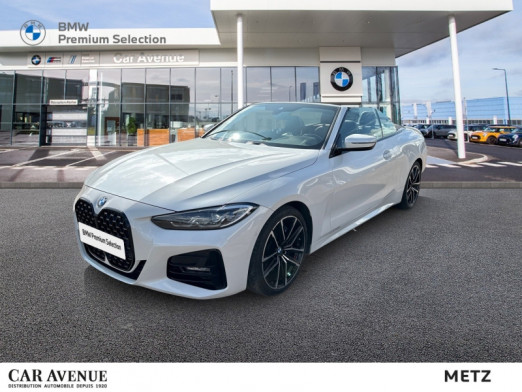 Occasion BMW Série 4 Cabriolet 430iA M Sport 2021 Mineralweiss métallisé 51 999 € à Metz