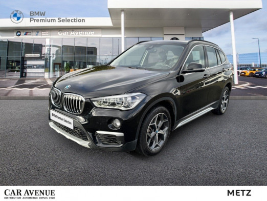 Occasion BMW X1 sDrive18iA 140ch xLine DKG7 Euro6d-T 2018 Schwarz 22 299 € à Metz