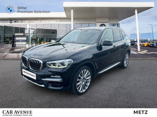 Occasion BMW X3 xDrive20dA 190ch Luxury Euro6c 2019 Saphirschwarz 39 999 € à Metz