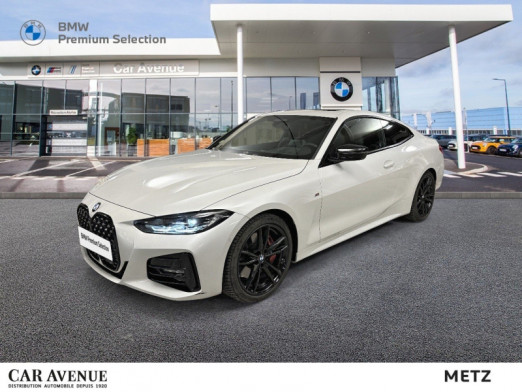 Occasion BMW Série 4 Coupé 420dA xDrive 190ch M Sport 2021 Mineralweiss métallisé 44 999 € à Metz