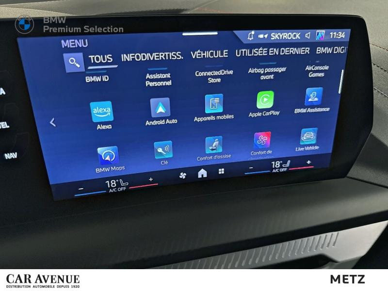 Occasion BMW Série 1 120A 170ch M Sport DKG7 2024 Saphirschwarz métallisé 42799 € à Metz
