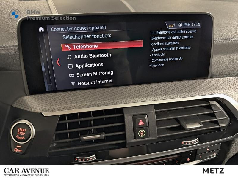 Occasion BMW X3 xDrive30dA 265ch  M Sport 2020 Carbonschwarz métallisé 37999 € à Metz