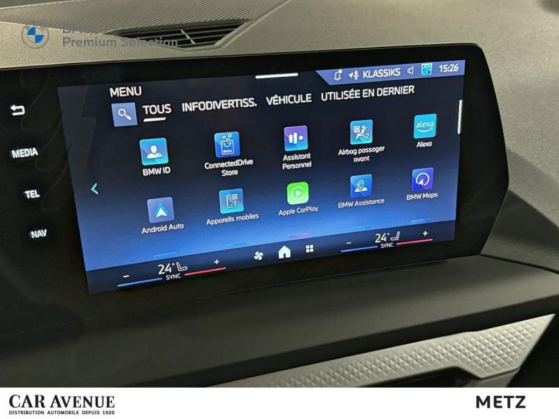 Occasion BMW Série 1 116A 122ch M Sport Design DKG7 2025 Saphirschwarz métallisé 35599 € à Metz