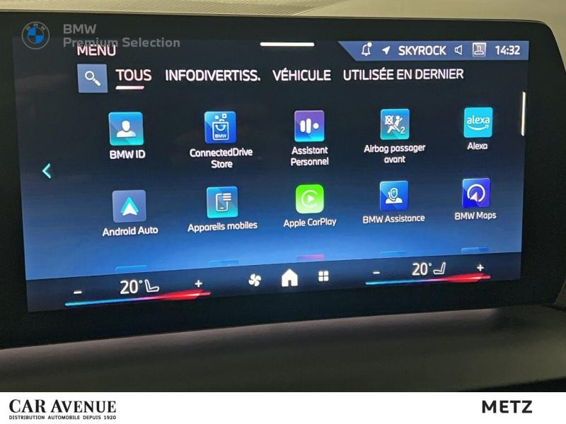 Occasion BMW Série 1 120A 170ch M Sport DKG7 2025 Saphirschwarz métallisé 36999 € à Metz