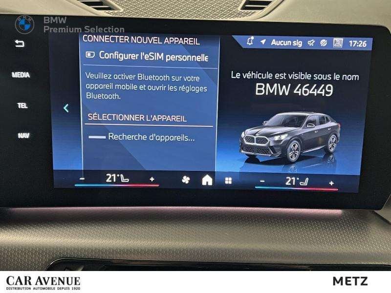 Occasion BMW X2 sDrive20iA 170ch M Sport DKG7 2025 Saphirschwarz métallisé 44999 € à Metz