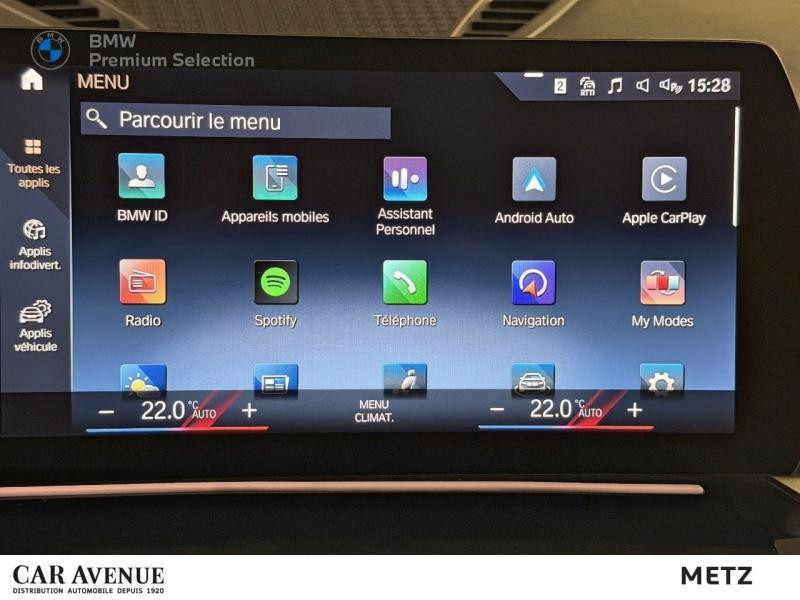 Occasion BMW X1 sDrive18i 136ch xLine 2022 Noir 37999 € à Metz