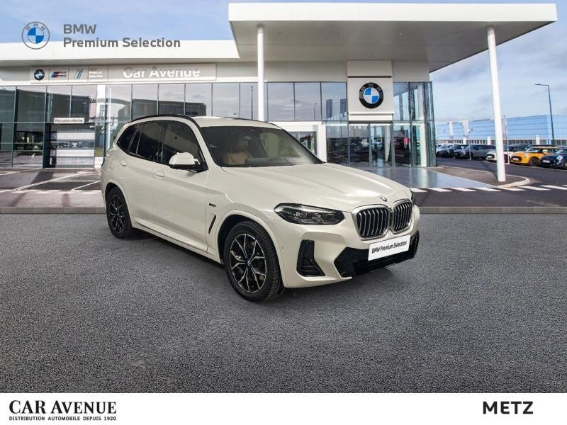 Occasion BMW X3 xDrive30e 292ch M Sport 2022 Mineralweiss métallisé 47599 € à Metz