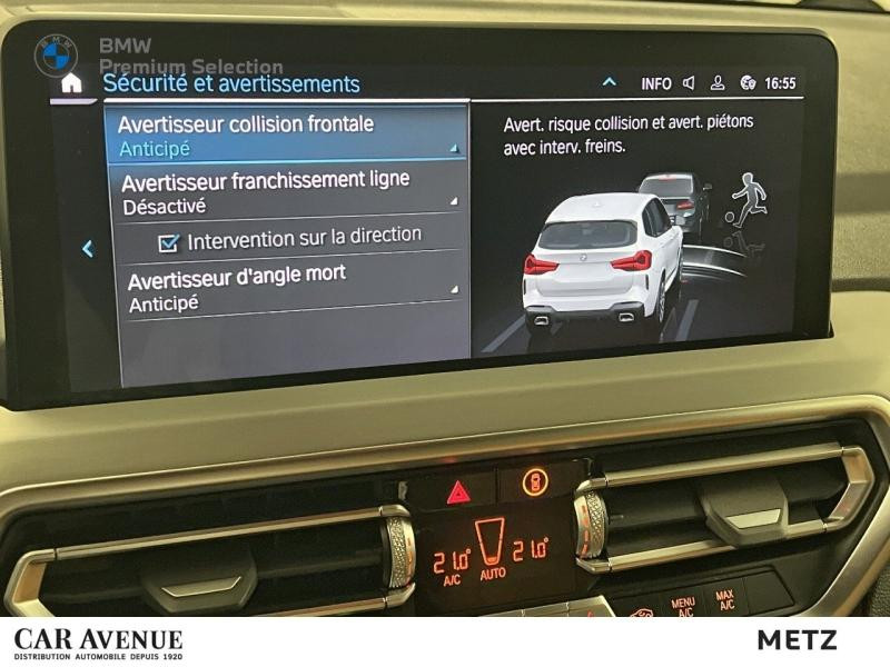 Occasion BMW X3 xDrive30e 292ch M Sport 2022 Mineralweiss métallisé 47599 € à Metz