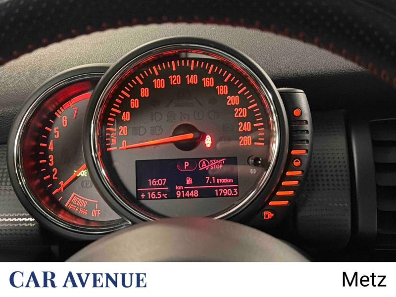 Occasion MINI Mini 5 Portes Cooper 136ch John Cooper Works BVA 2016 Midnight Black 16999 € à Metz