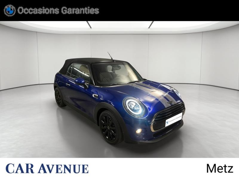 Occasion MINI Cabrio Cooper 136ch Heddon Street Euro6d-T 2018  starlight blue  métallisé 16999 € à Metz