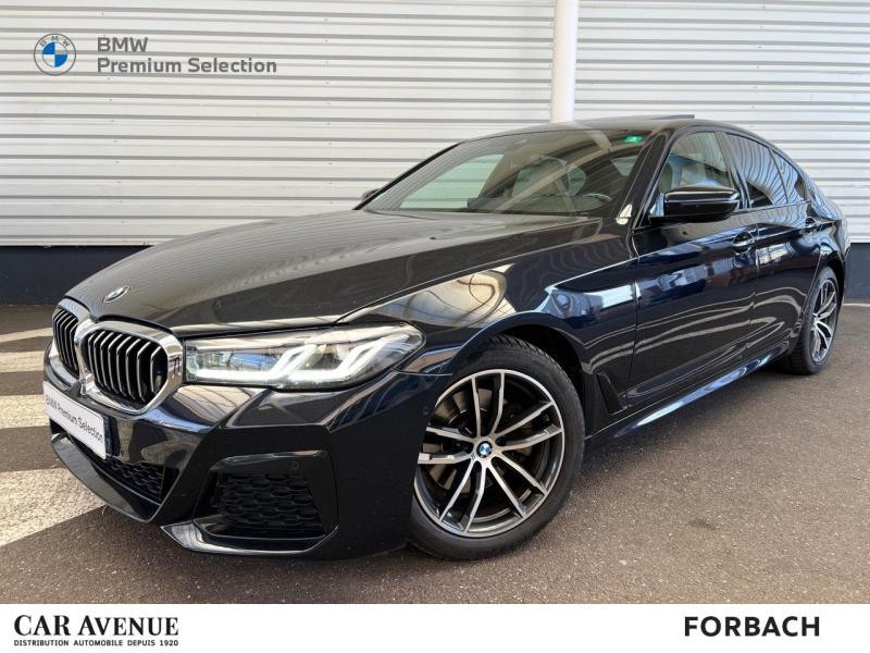 Occasion BMW Série 5 520dA xDrive 190ch M Sport Steptronic 2021 M Carbonschwarz métallisé 37490 € à Forbach