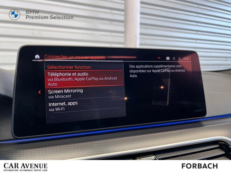 Occasion BMW Série 5 520dA xDrive 190ch M Sport Steptronic 2021 M Carbonschwarz métallisé 37490 € à Forbach