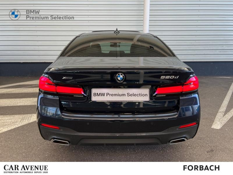Occasion BMW Série 5 520dA xDrive 190ch M Sport Steptronic 2021 M Carbonschwarz métallisé 37490 € à Forbach