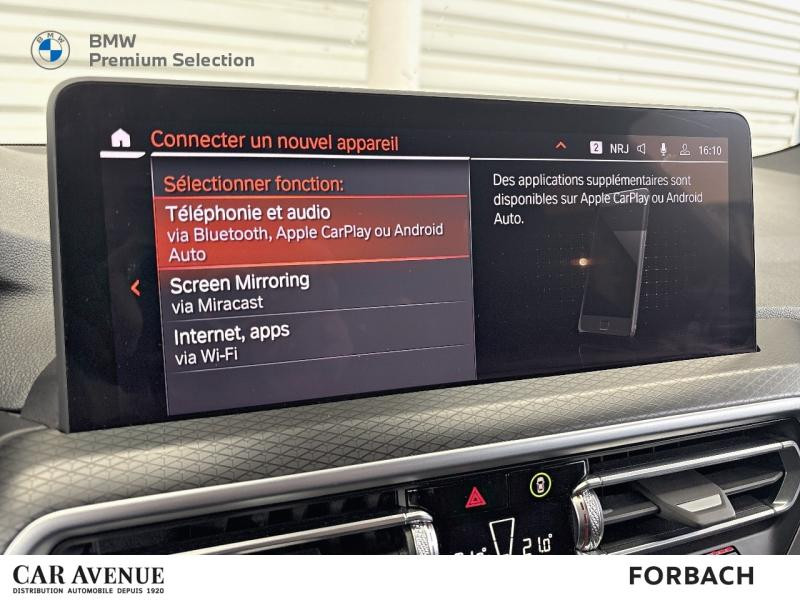 Occasion BMW X3 xDrive20d 190ch M Sport 2022 Saphirschwarz métallisé 45990 € à Forbach