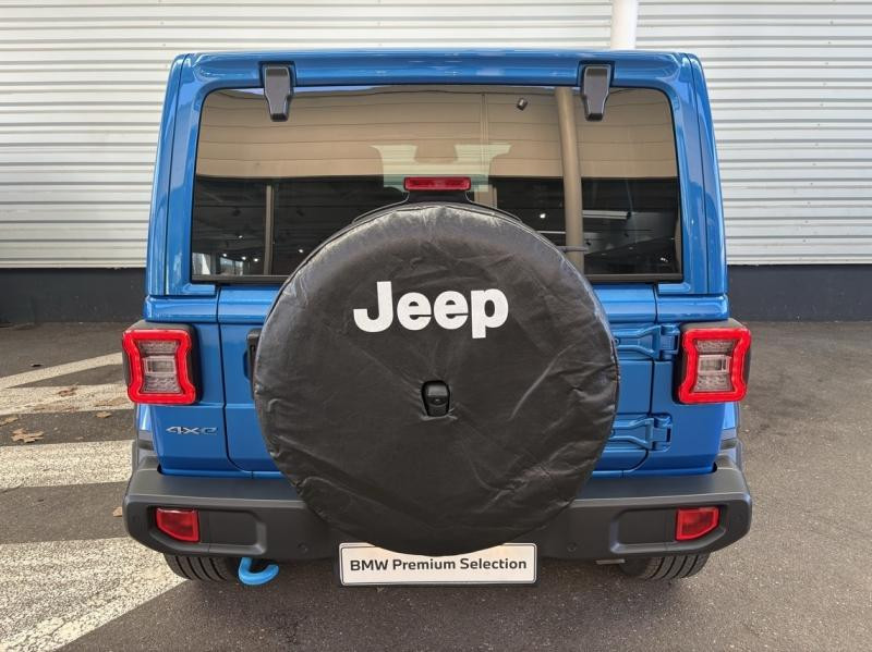 Occasion JEEP Wrangler 2.0 T 380ch 4xe Sahara Command-Trac MY23 2024 Hydro Blue 59990 € à Forbach