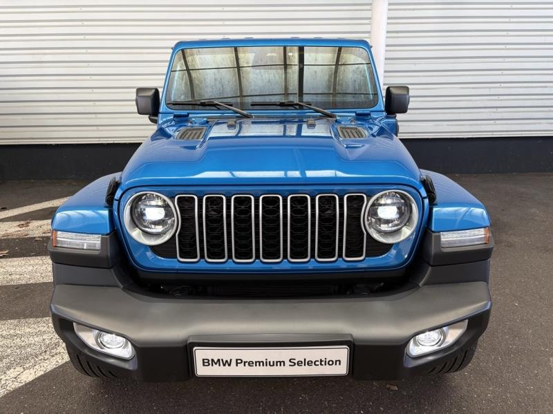 Occasion JEEP Wrangler 2.0 T 380ch 4xe Sahara Command-Trac MY23 2024 Hydro Blue 59990 € à Forbach