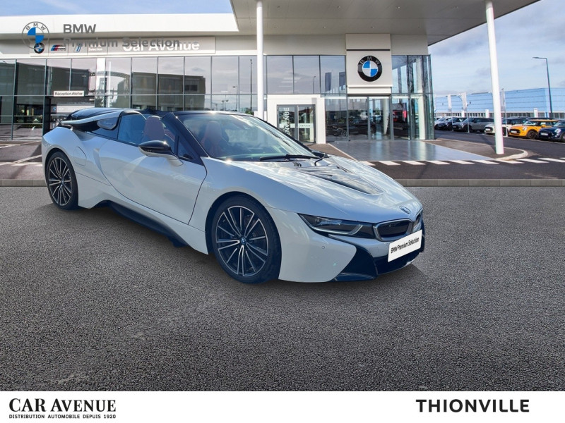 Occasion BMW i8 Roadster 374ch 2018 Crystal White nacré 112990 € à Terville