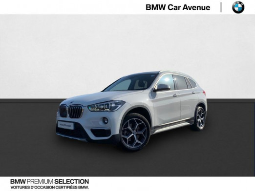 Occasion BMW X1 sDrive18d 150ch xLine 2017 Alpinweiss 26 590 € à Nancy