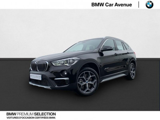 Occasion BMW X1 sDrive20iA 192ch xLine DKG7 2017 Noir 32 490 € à Nancy