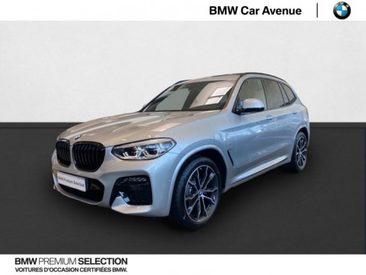 Occasion BMW X3 xDrive20dA 190ch M Sport 2021 Glaciersilber 69 900 € à Nancy