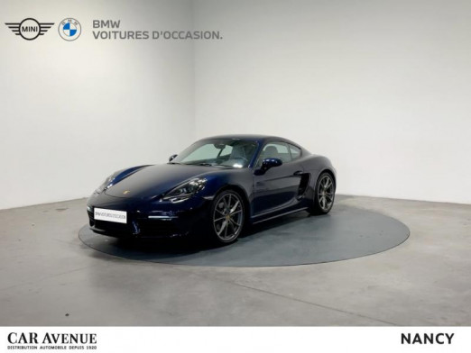 Occasion PORSCHE 718 Cayman 2.0 300ch PDK 2018 Bleu Saphir métallisé 65 990 € à Nancy