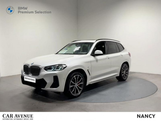 Occasion BMW X3 xDrive20d 190ch M Sport 2022 Mineralweiss métallisé 44 299 € à Nancy