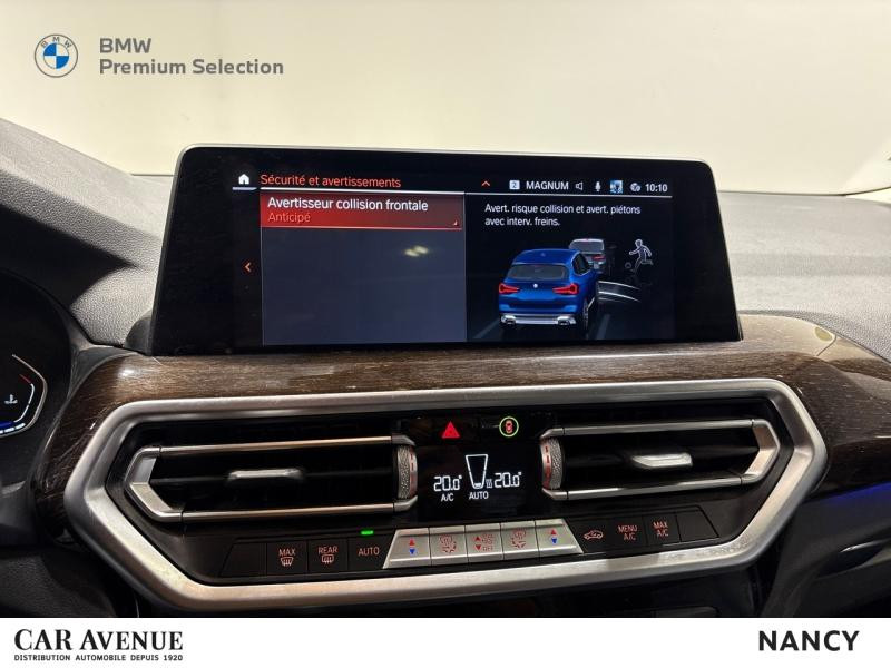 Occasion BMW X3 xDrive30d 286ch xLine 2022 Phytonicblau métallisé 47900 € à Nancy