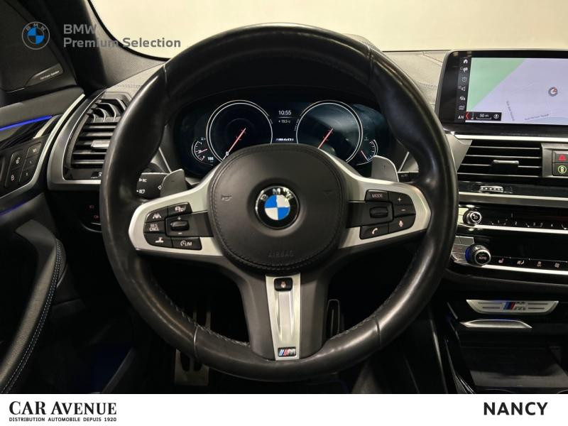 Occasion BMW X3 M40iA 354ch Euro6d-T 2018 Carbonschwarz métallisé 50400 € à Nancy