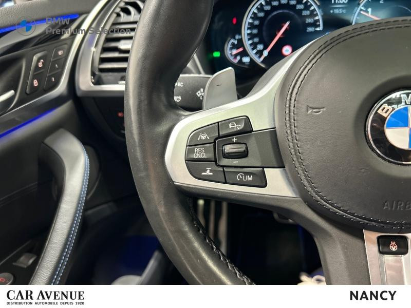 Occasion BMW X3 M40iA 354ch Euro6d-T 2018 Carbonschwarz métallisé 50400 € à Nancy