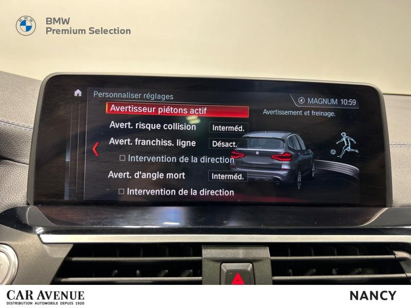 Occasion BMW X3 M40iA 354ch Euro6d-T 2018 Carbonschwarz métallisé 50400 € à Nancy