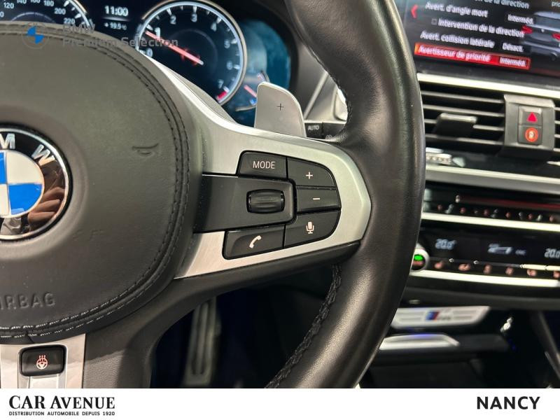 Occasion BMW X3 M40iA 354ch Euro6d-T 2018 Carbonschwarz métallisé 50400 € à Nancy