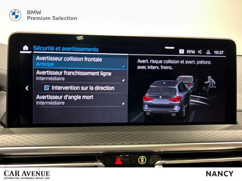 Occasion BMW X3 xDrive30e 292ch M Sport 2022 Sophistograu métallisé 51490 € à Nancy